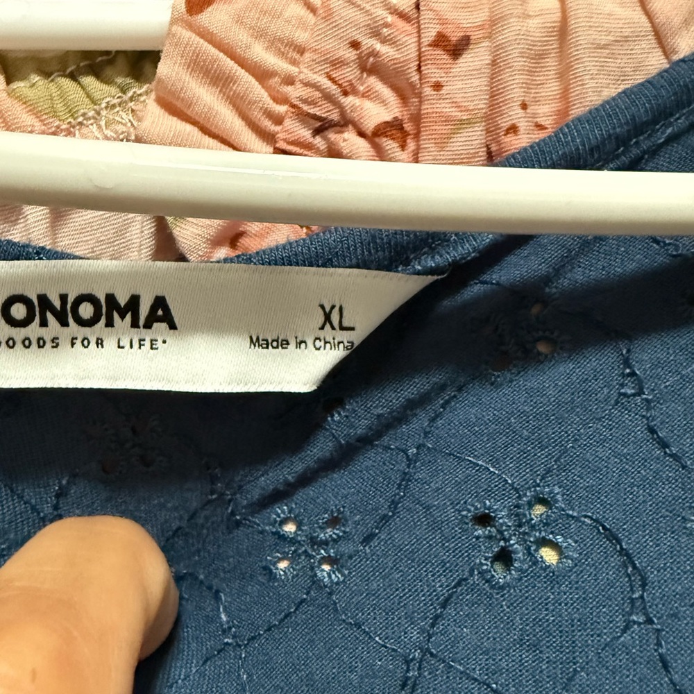 Sonoma Blue Eyelet Midi Dress - Picture 2 of 2
